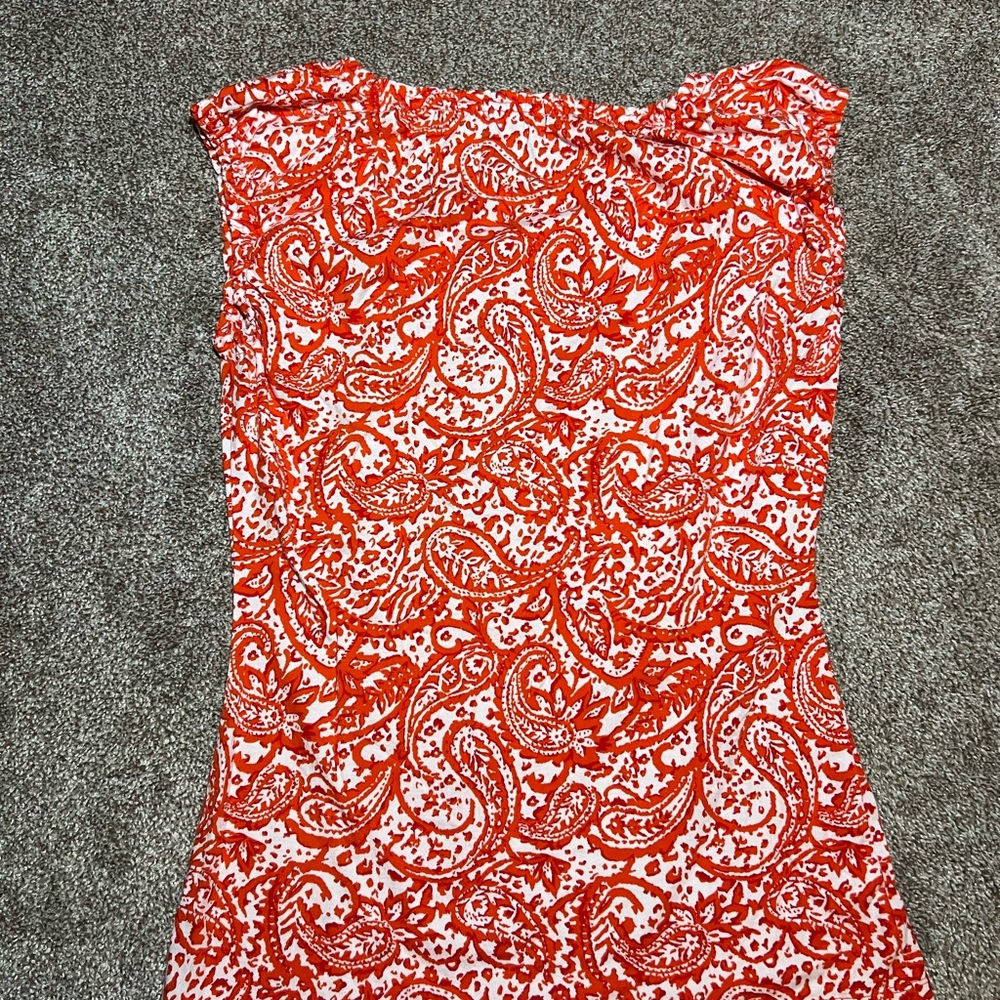 Loft Orange top size medium.    CB35